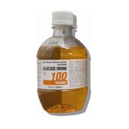 Glucose Drink 100g Orange Flavor 10 oz, Each