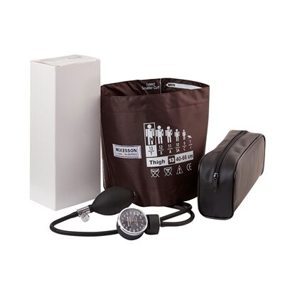 McKesson LUMEON™ Aneroid Sphygmomanometer Unit Adult Nylon Cuff 40 - 66 cm Pocket Aneroid, Each