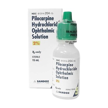 Pilocarpine Hydrochloride 2% Ophthalmic Solution 15 mL, Each