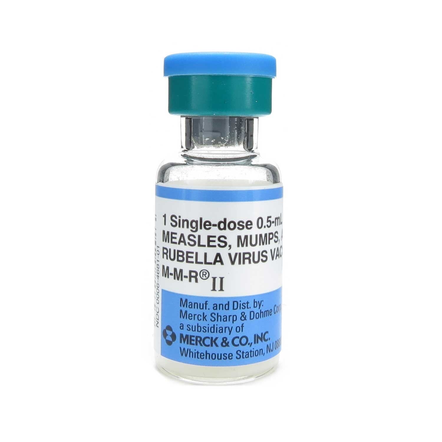 MMR Vaccine (1 vial MMR powder, 1 vial Diluent), Single Dose Vial 0.5 ...