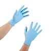 45C Medium NonSterile Nitrile Standard Cuff Length Textured Fingertips Blue Chemo Tested 100 box