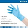 Exam Glove McKesson Confiderm 38 Medium NonSterile Nitrile Standard Cuff Length Textured Fingertips Blue Not Rated