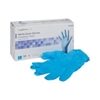 Exam Glove McKesson Confiderm 38 Large NonSterile Nitrile Standard Cuff Length Textured Fingertips Blue Not Rated