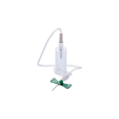 BD Vacutainer® Push Button Safety Blood Collection Set, 21G x 3/4" Green Winged With Adapter, 12" Tubing, 50/Box