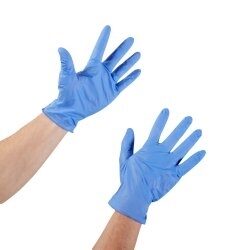 Confiderm® 3.5C Exam Glove Blue Chemo Tested, 100/Box | McGuff