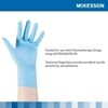 Exam Glove McKesson Confiderm 45C XLarge NonSterile Nitrile Standard Cuff Length Textured Fingertips Blue Chemo Tested