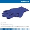 Exam Glove McKesson Confiderm 30 Small NonSterile Nitrile Standard Cuff Length Textured Fingertips Blue Not Rated