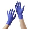 Exam Glove McKesson Confiderm 30 Small NonSterile Nitrile Standard Cuff Length Textured Fingertips Blue Not Rated