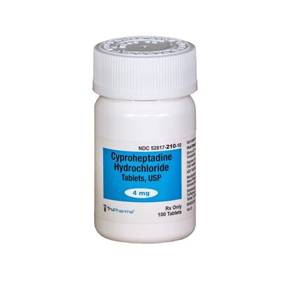 Cyproheptadine HCl 4 mg Tablets, 100 Count