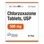 Chlorzoxazone 500 mg Tablets 100 Count