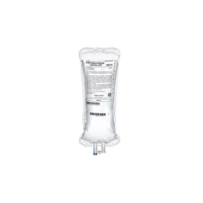 0.9% Sodium Chloride IV Solution Injection, 1000 mL Fleboflex® Bag, Latex/PVC/DEHP-free, 10/Case