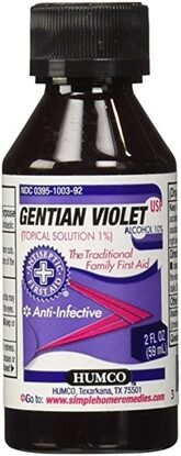 Gentian Violet Solution, 1%, 2oz Bottle