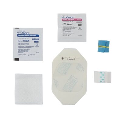 IV Start Kit With Tegaderm™ Dressing and PVP Prep Pad