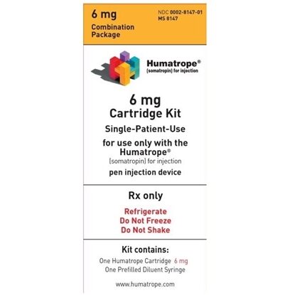 Humatrope® Somatropin Injection 6 mg, Cartridge Kit, Each