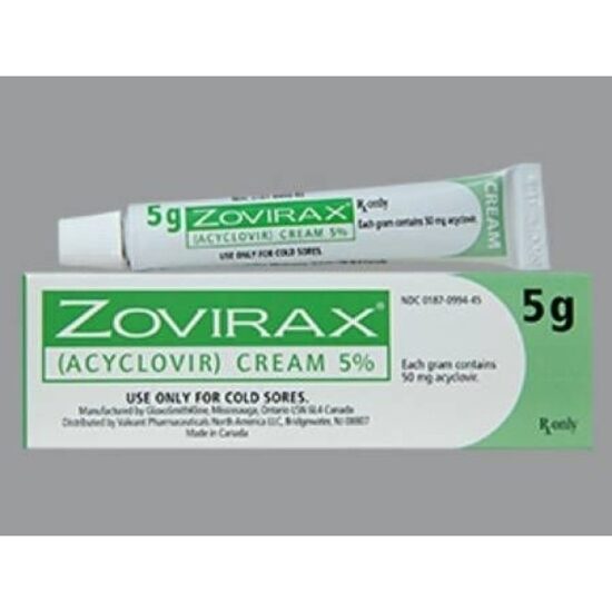 Zovirax Acyclovir 5 Cream 5 g