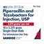 Piperacillin and Tazobactam Injection 3375 gVial Single Dose Vial 15 mL 10Tray