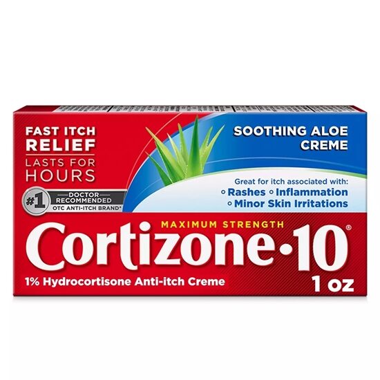 Cortizone10 Hydrocortisone 1 Cream with aloe vera 1 Ounce Tube