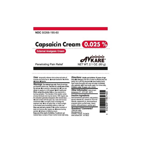 Capsaicin 0025 Cream 60 g