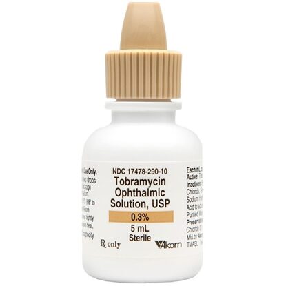 Tobramycin 0.3% Ophthalmic Drops 5 mL, Each