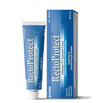 RectoProtect Lidocaine 5% Anorectal Cream 30 g, Each