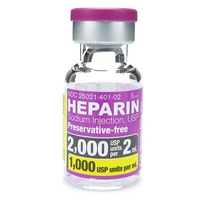 HEPARIN SODIUM No Preservative (Expiring Soon)