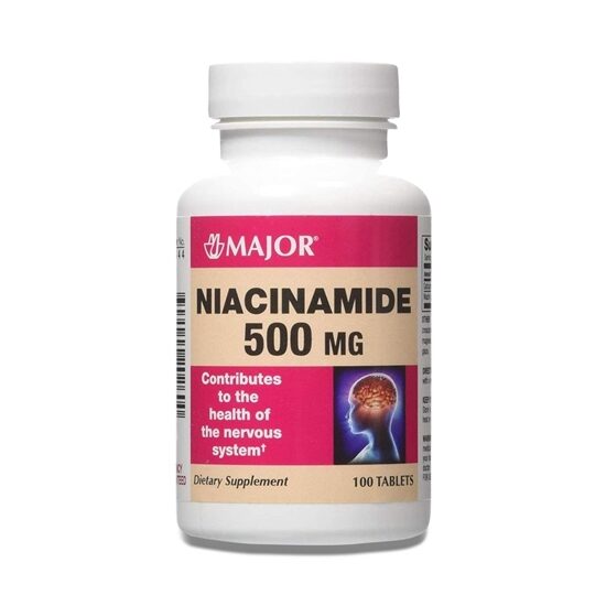 Niacinamide 500 mg Tablets 100 Count