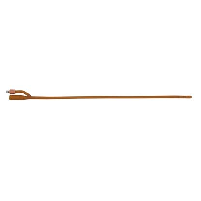 Catheter, Urethral, 2-Way Foley, Standard Tip, 5cc Balloon, 16 French, Siliconized Latex, Bardia®, Each