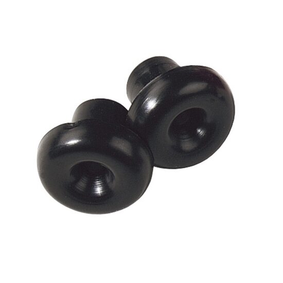 Ear Tips Stethoscope Snap Tight Large Black Soft All Standard Stethoscopes 1 Pair