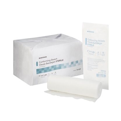 Gauze, Conforming Sterile, 6" x 4.1 yards, 6/Package