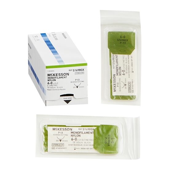 Suture Nylon  60 P13 18 12Box