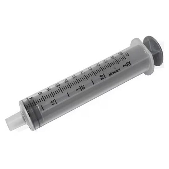 60CC Toomey Irrigation Syringe Monoject 5cc increments Polypropylene Sterile  20Box