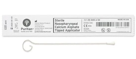 Applicator Calgiswab Calcium Alginate  55 Aluminum Shaft 50Box