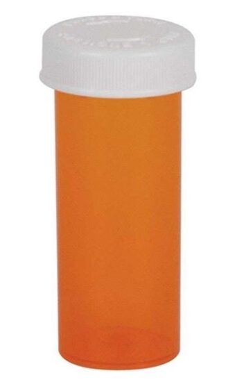 Vial Prescription 30 Dram Amber with Child Resistant Cap 125Case