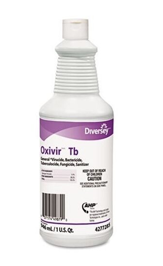 Oxivir Tb Hydrogen Peroxide Surface Disinfectant Cherry Almond Scent Spray bottle 32oz