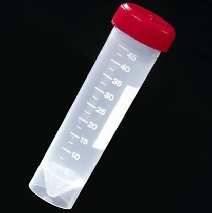 Centrifuge Tubes, Sterile, Polypropylene with Screw Cap, 50mL Conical, Skirted Bottom, 25/Bag