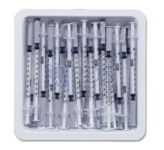 05cc Allergy Syringe 27G x 38 Intradermal BD Precisionglide 25Tray