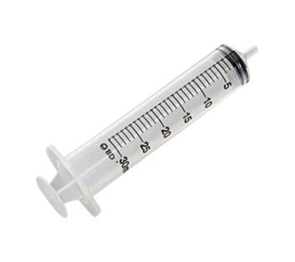30cc Syringe, Luer-Slip, No Needle, Sterile, 56/Box
