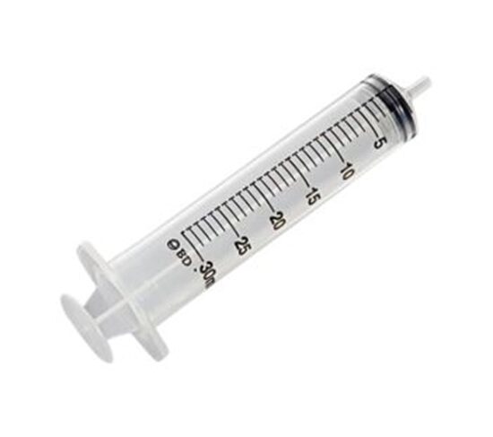 30cc Syringe LuerSlip No Needle Sterile 56Box