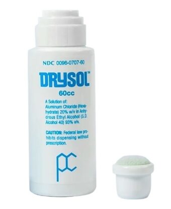 Drysol Aluminum Chloride 20% Solution 60 mL, Each