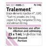 Tralement Trace Elements 4 Injection Single Dose Vial 1 mL 25Tray