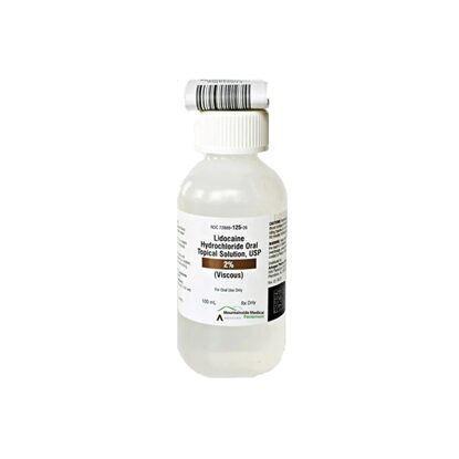 Lidocaine 2% Oral Solution, 100 mL Bottle (Expiring Soon)