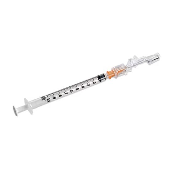 BD SafetyGlide™ Safety Hypodermic Syringe With Needle, 50/Box | McGuff