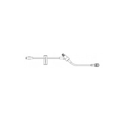 IV Extension Set, Regular Bore, 1.5/mL w/Caresite®, Y-Site, Slide Clamp, Latex-free, DEHP-free, 8", 50/Case (Expiring Soon)