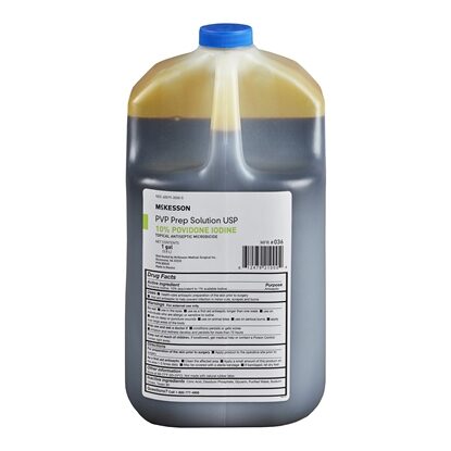 McKesson Skin Prep Solution Povidone-Iodine 10%, 1 Gallon