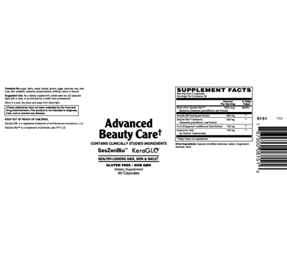 Advanced Beauty Care Capsules, 60 Count
