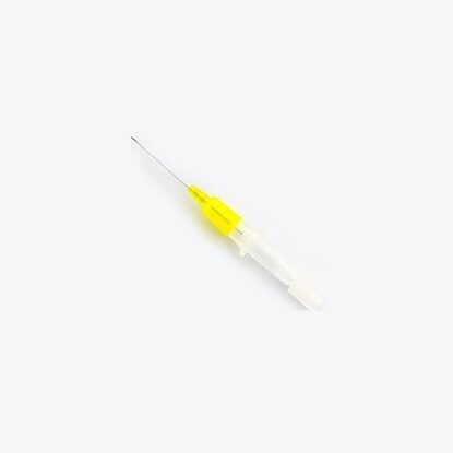 Jelco® Peripheral IV Catheter, 24G x 3/4" Yellow Straight Hub, 50/Box (Expiring Soon)