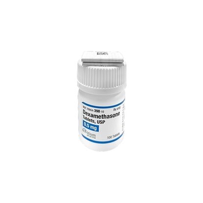 Dexamethasone 0.5mg Tablets, 100 Count (Expiring Soon)