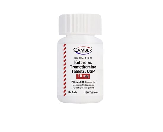 Ketorolac Tromethamine 10 mg Tablets 100 Count