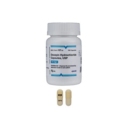 Ajanta Doxepin HCl 10 mg Capsules, 100 Count