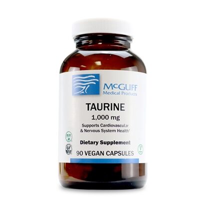 Taurine 1000 mg Capsules, 90 Count